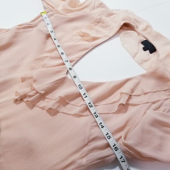 INTERMIX Silk Ruffle Romper - Picture 6 of 13